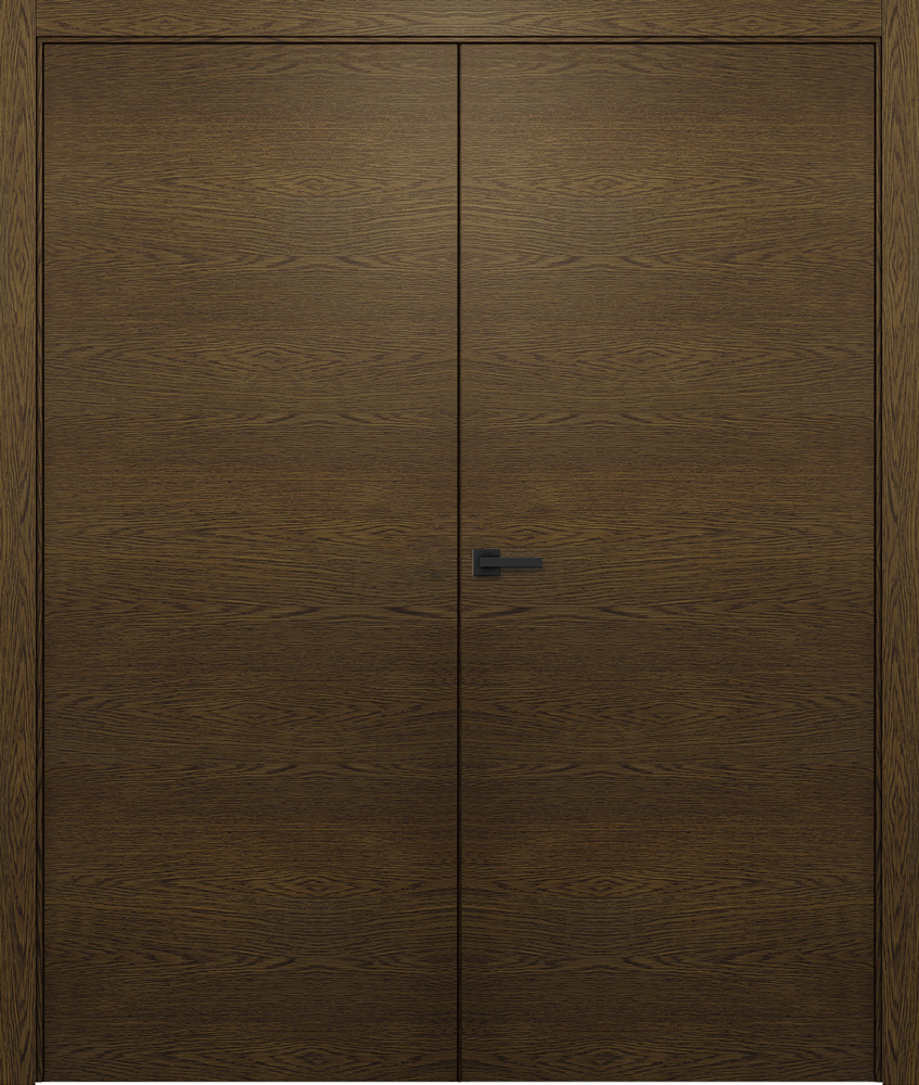 Linewood 2 — Yatay ahşap desenli panel · Çift kanat